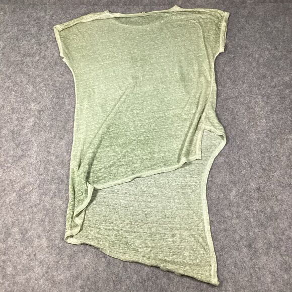 Johnny Was Small Paul & Greta Asymmetrical Hem 100% Linen Tunic Flowy Boho Chic - Picture 11 of 11